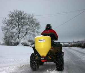 60L ATV Mounted Salt Spreader