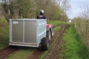 ATV Stock Trailer (5X3’3′”) Solid Sides