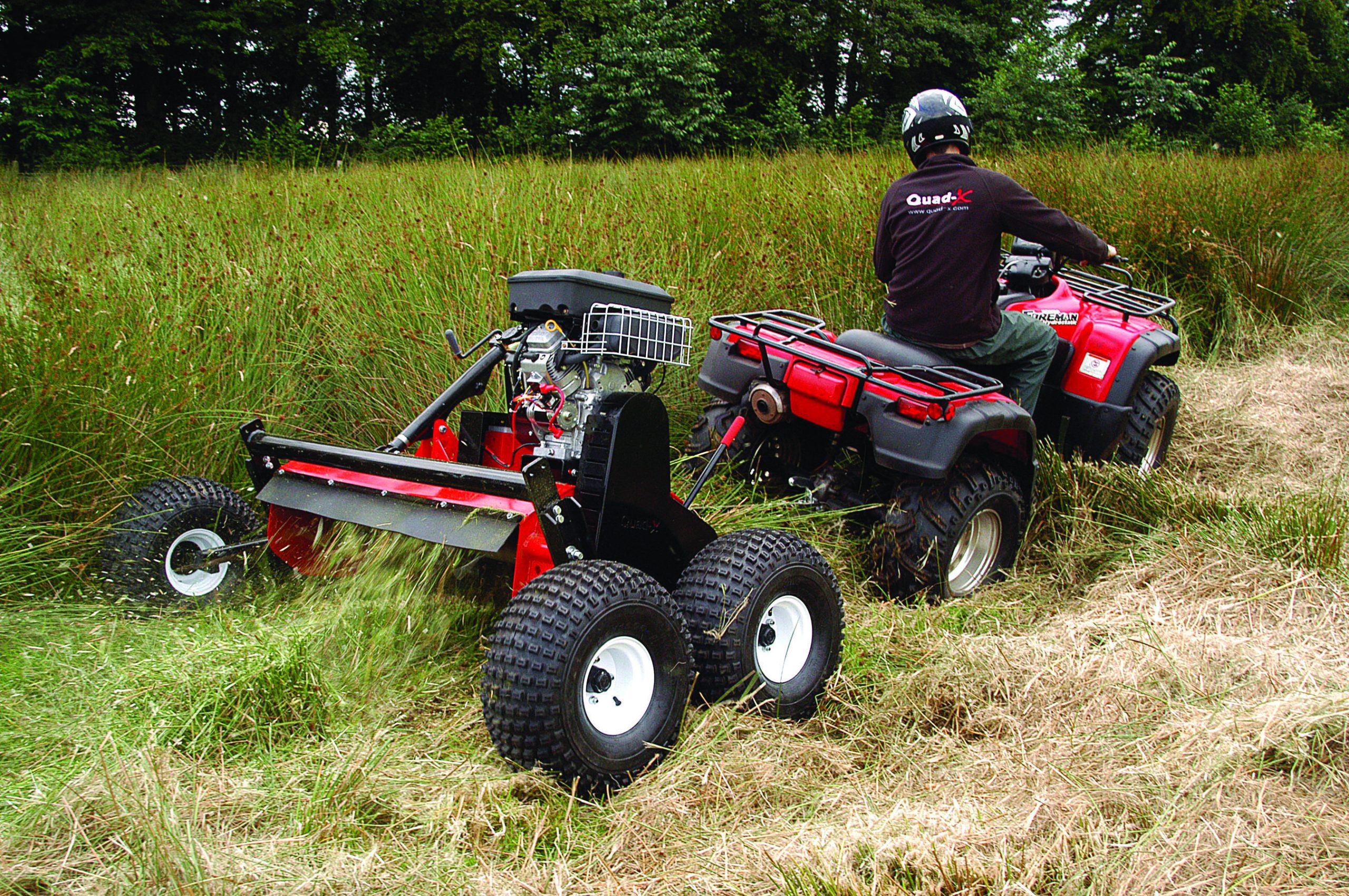ATV Power Shredder Mower
